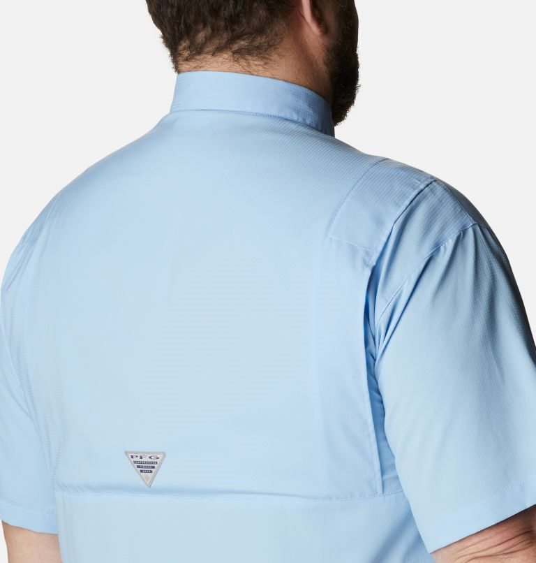 Men's Columbia PFG Tamiami II Short Sleeve Shirts Light Blue | Plus Size CA-UA385